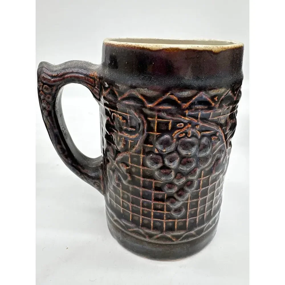 Vintage North Star Pottery Stoneware Pitcher & Mug Set